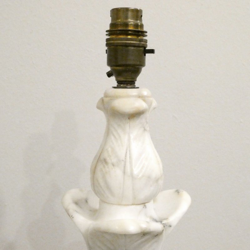 Early 20th Century Italian Alabaster Table Lamp - Image 8